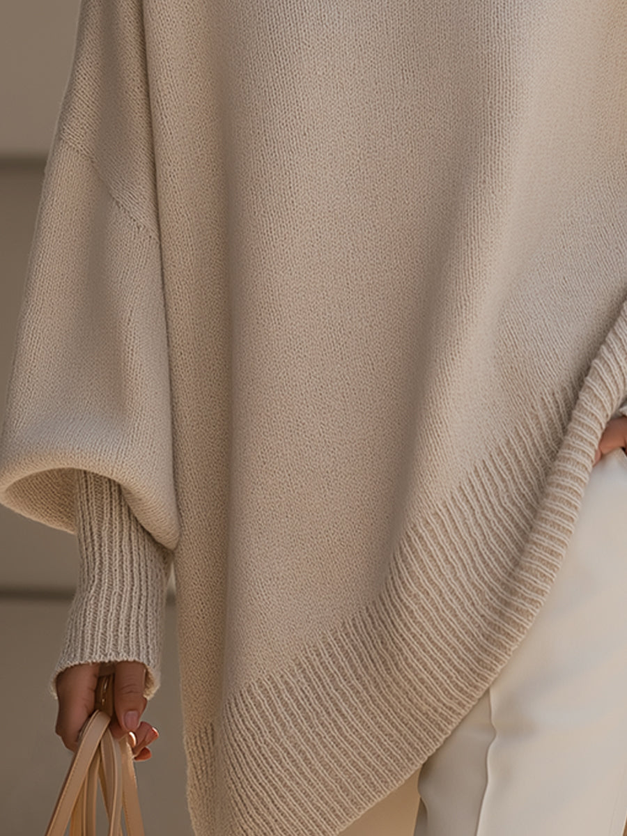 CELIA | Jersey poncho oversize
