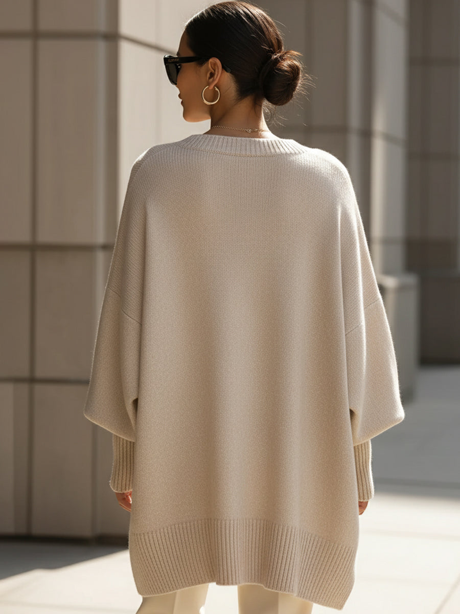 CELIA | Jersey poncho oversize