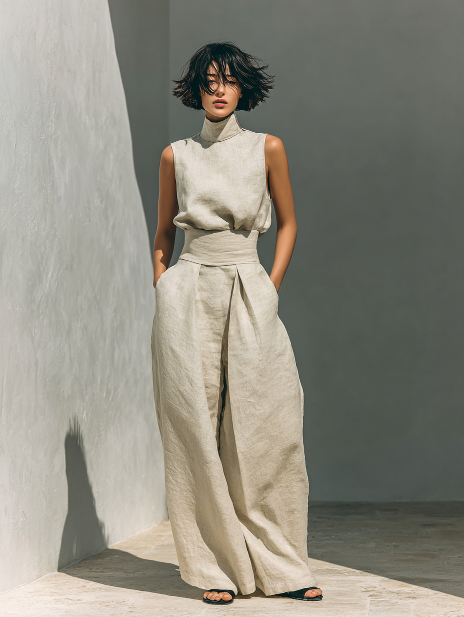NEREA | Conjunto minimalista de algodón