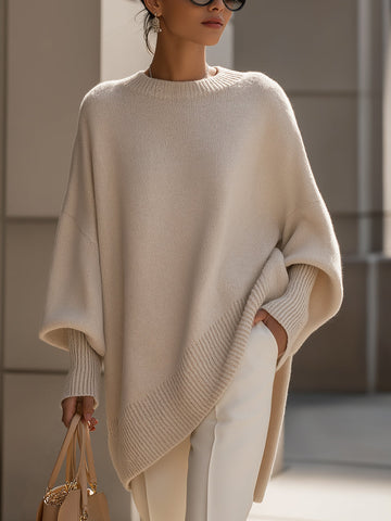 CELIA | Jersey poncho oversize