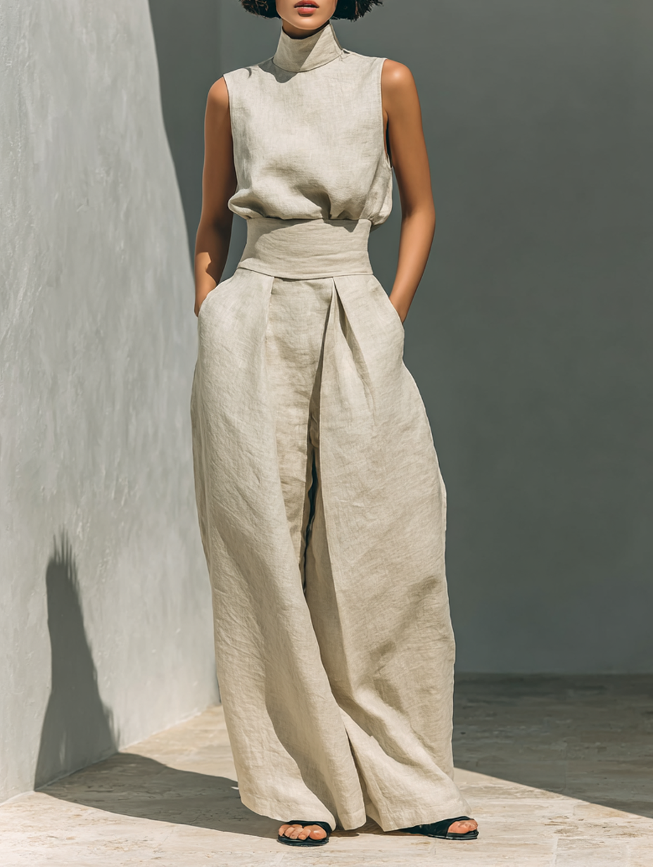 NEREA | Conjunto minimalista de algodón