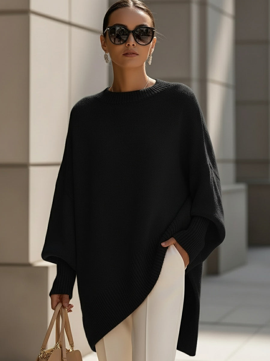 CELIA | Jersey poncho oversize