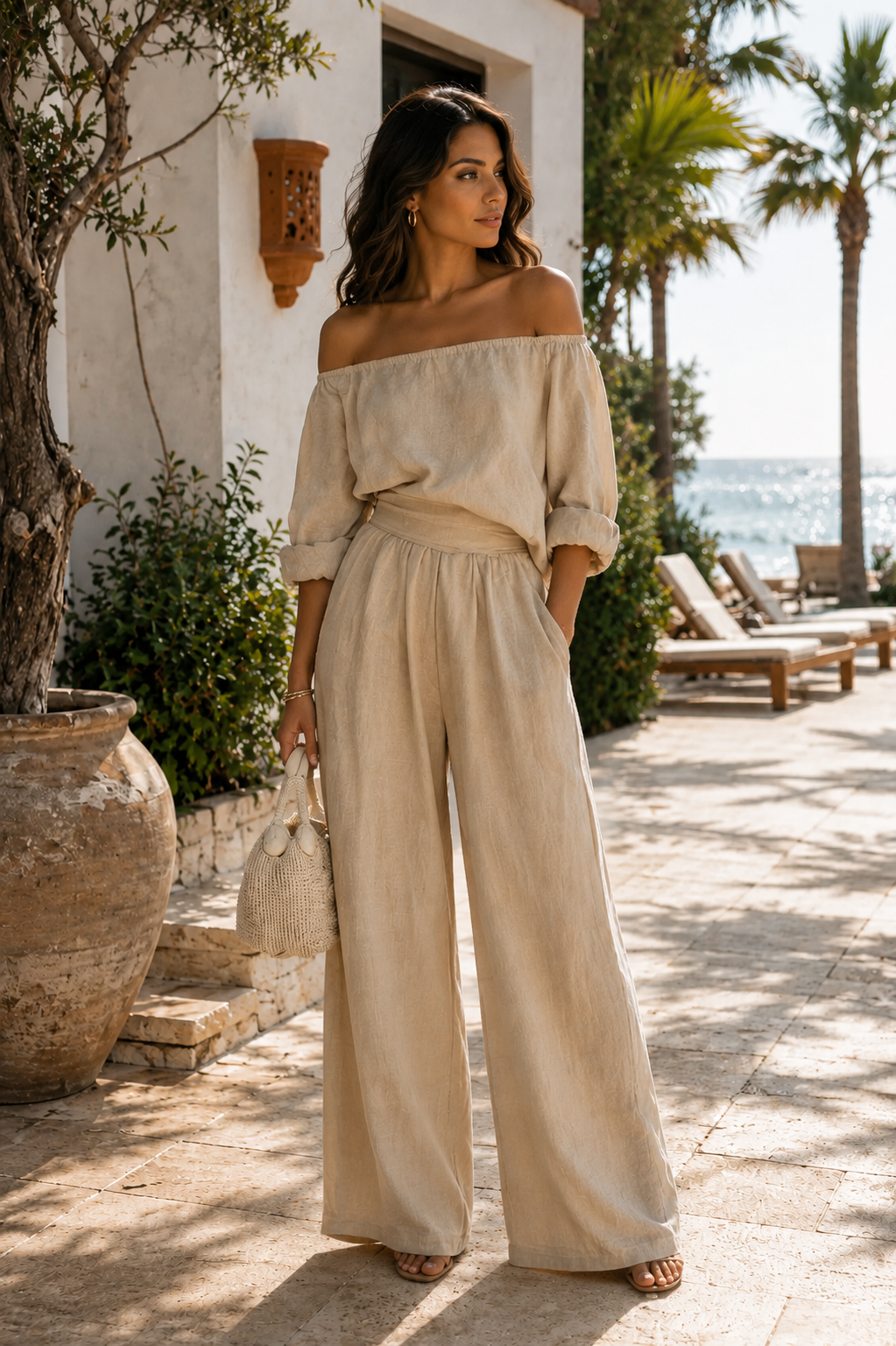 Conjunto Exclusivo Efecto Lino para un Verano con Estilo