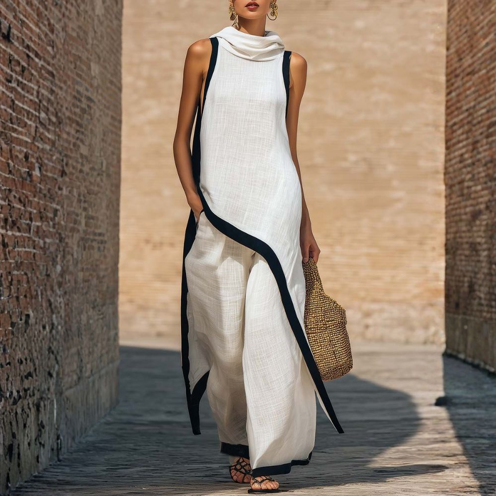 ALMA | CONJUNTO ELEGANTE DE LINO