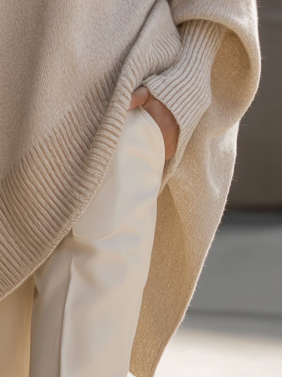 CELIA | Jersey poncho oversize