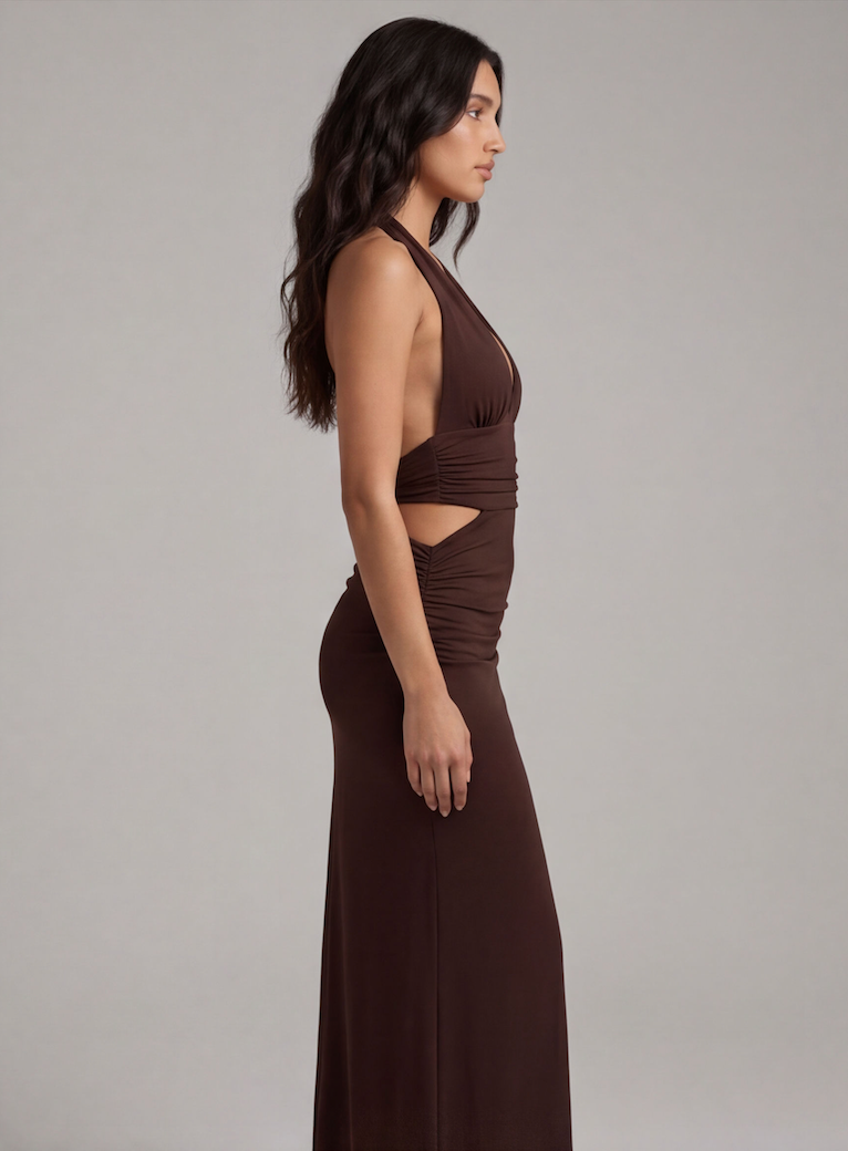 ELENA | Vestido maxi elegante