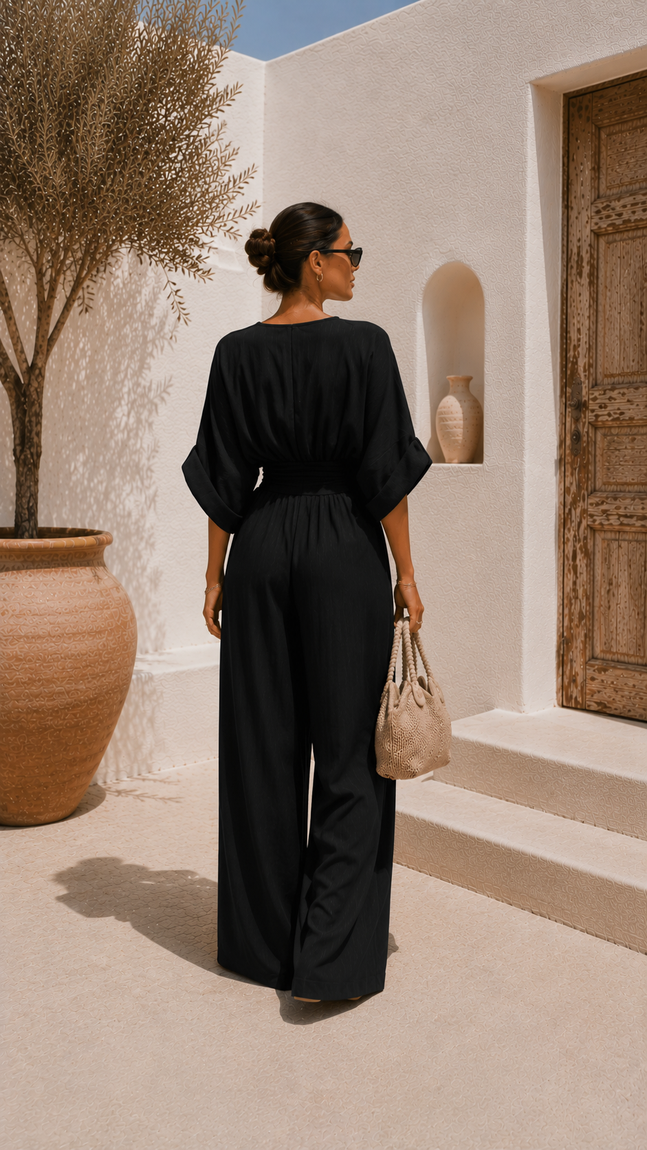 Mono Chiffon con Escote en V