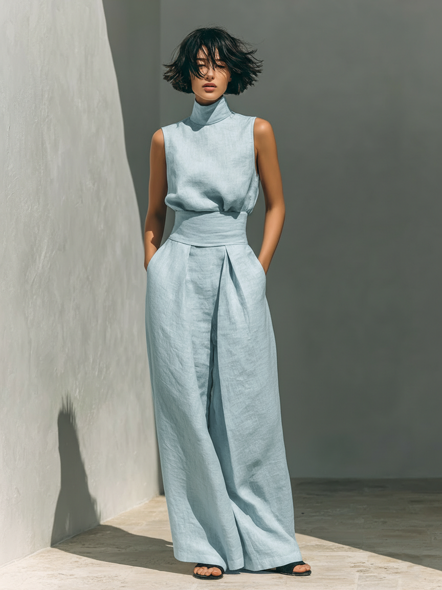 NEREA | Conjunto minimalista de algodón