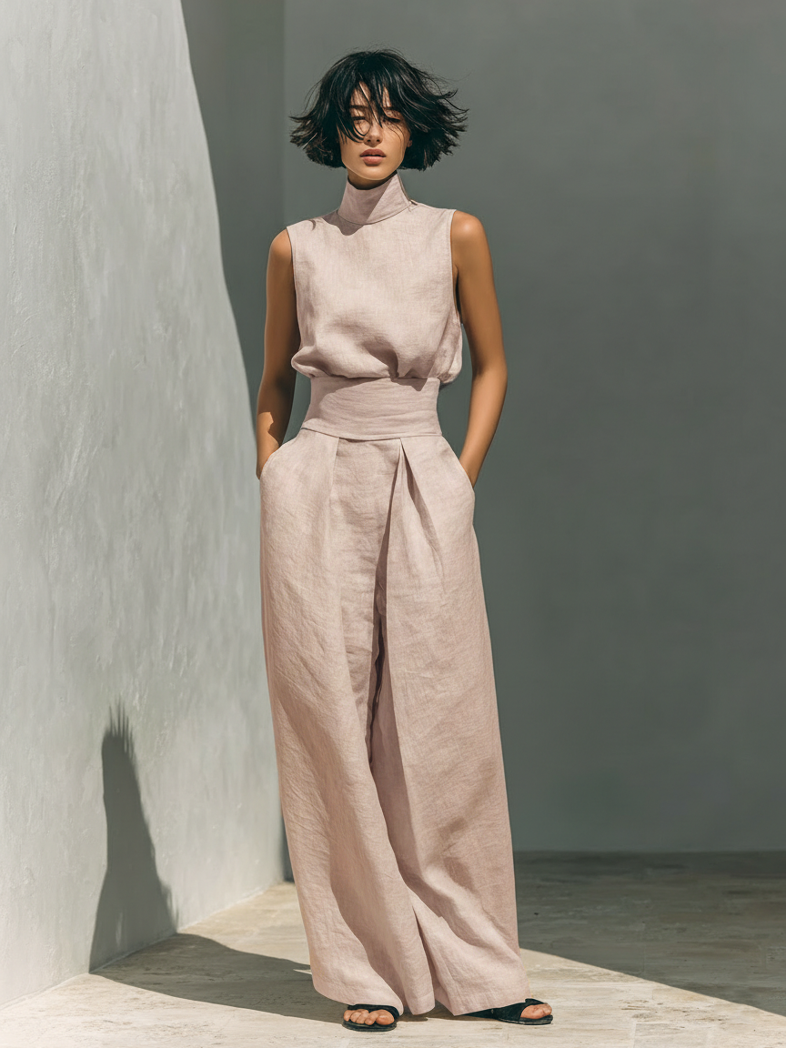NEREA | Conjunto minimalista de algodón