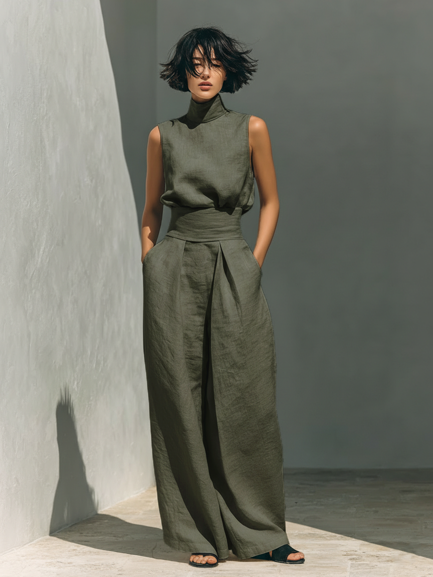 NEREA | Conjunto minimalista de algodón