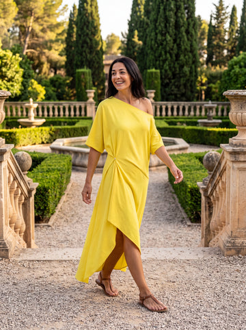 Vestido elegante asimétrico