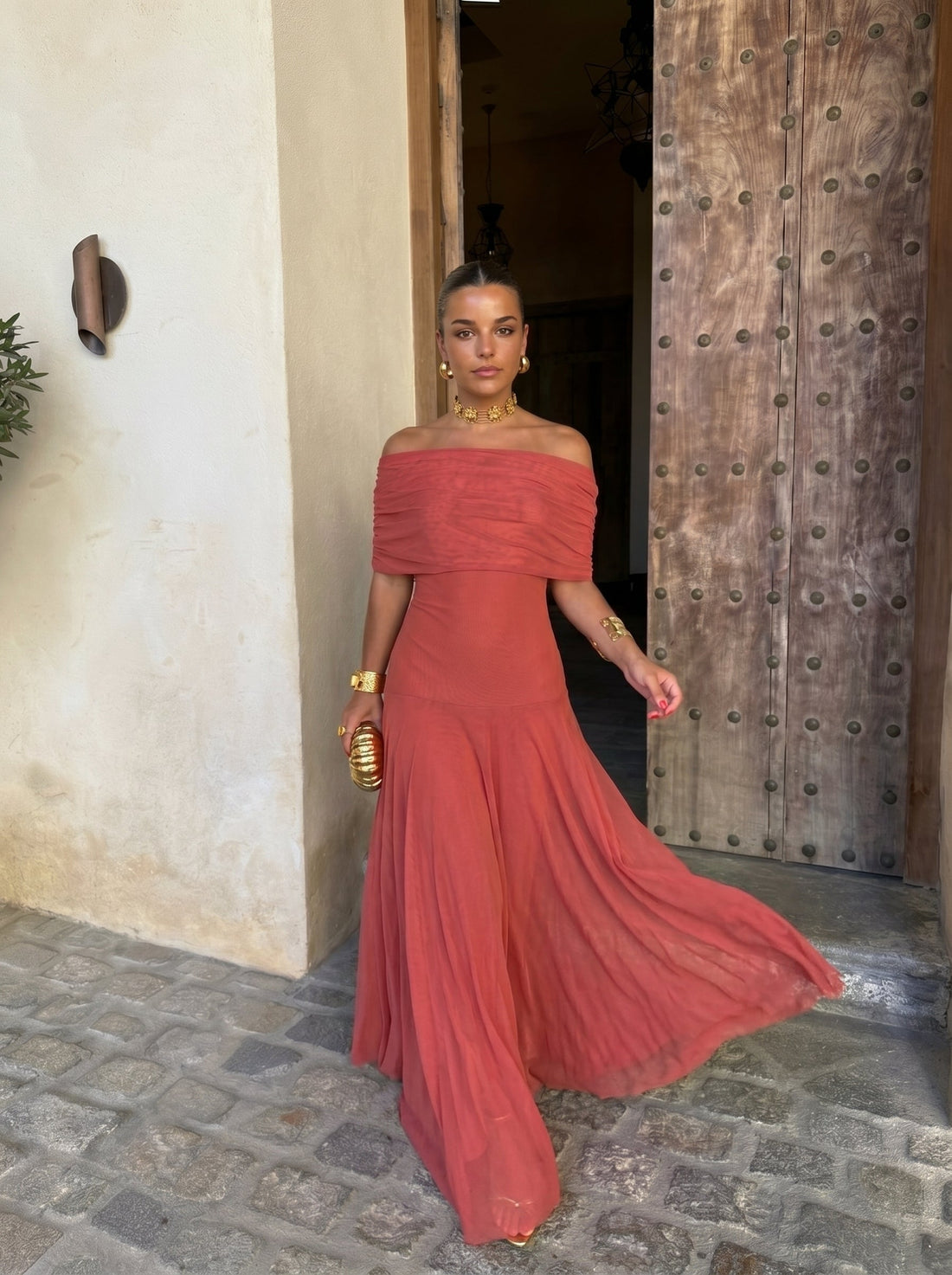 Vestido Largo Off Shoulder Edición Limitada