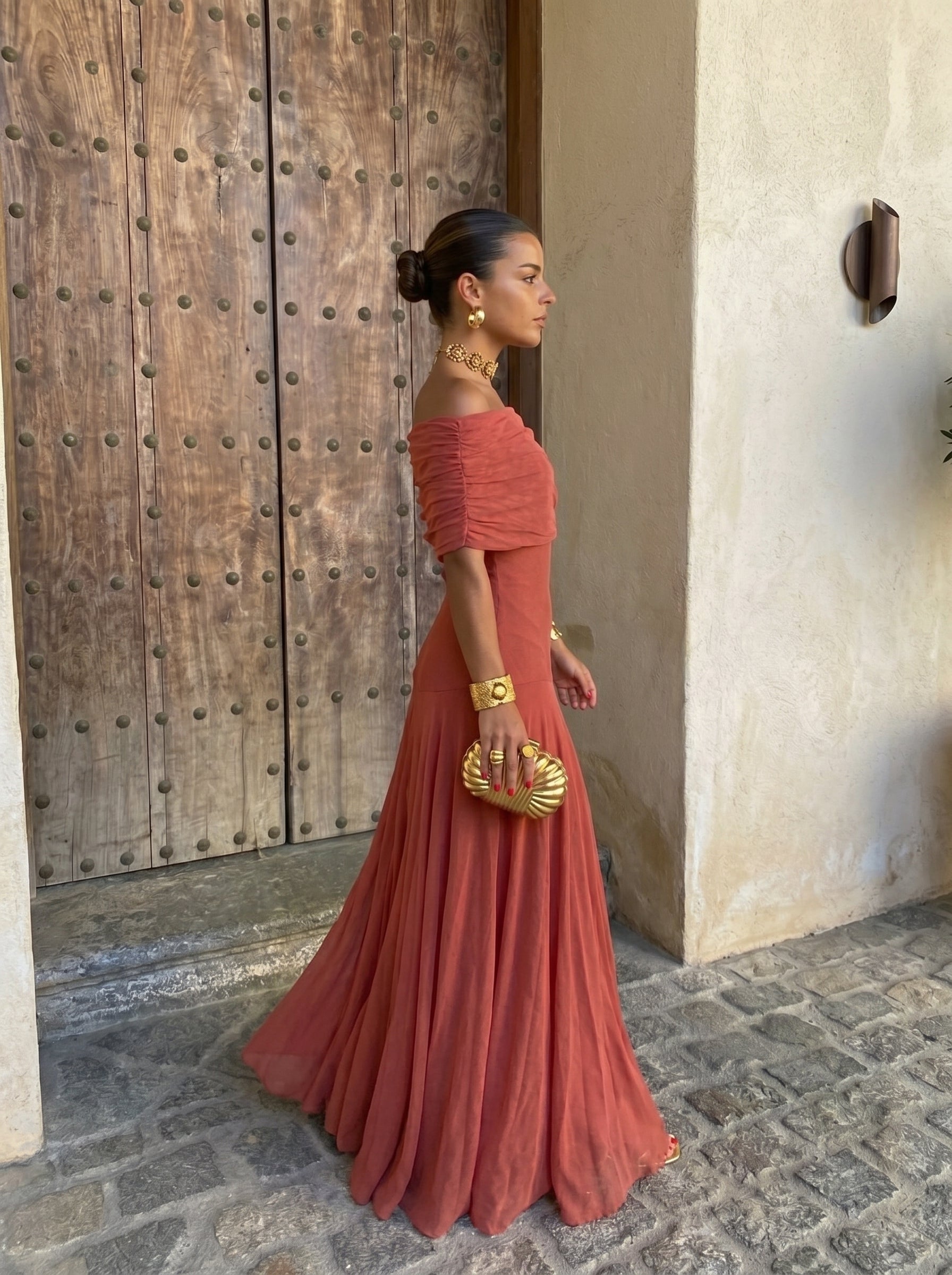 Vestido Largo Off Shoulder Edición Limitada